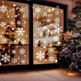 Darrahopens Occasions > Christmas > Christmas Decorations Christmas window stickers - Christmas - Window decorations - Stickers - Christmas decorations - 192 pieces PVC Christmas window decorations - Including Christmas snowflake and snowman patterns - Printed on both sides - For Christmas decorations