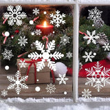 Darrahopens Occasions > Christmas > Christmas Decorations Christmas window stickers - Christmas - Window decorations - Stickers - Christmas decorations - 192 pieces PVC Christmas window decorations - Including Christmas snowflake and snowman patterns - Printed on both sides - For Christmas decorations