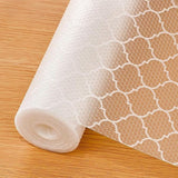Darrahopens Home & Garden > Kitchenware > Food Storage Drawer Mat - Kitchen Drawer Mat - Kitchen Cabinet Shelf Protector - Non-Adhesive, Waterproof EVA Drawer Mat, Easy to Cut to Size for Refrigerator, Cabinet or Chest of Drawers (White, 11.8"W x 78.7"L)