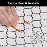 Darrahopens Home & Garden > DIY > Kitchen & Bathroom DIY Drawer Mat - Kitchen Drawer Mat - Kitchen Cabinet Shelf Protector - Non-Adhesive, Waterproof EVA Drawer Mat, Easy to Cut to Size for Refrigerator, Cabinet or Chest of Drawers (Black, 11.8"W x 78.7"L)