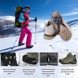 Darrahopens Outdoor Recreation > Snow Sports > Skiing & Accessories Snow boots with non-slip soles - Set of 4 - Safe walking on icy and snowy roads - Suitable for size L (35-45) - Non-slip studs - Suitable for winter walking, hiking, jogging, strolling and mountaineering