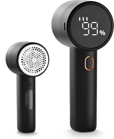 Darrahopens Tools > Other Tools > Power & Electrical Supplies Electric lint remover - Rechargeable lint shaver - With LED display - 3 speeds - Sweater depiller - black
