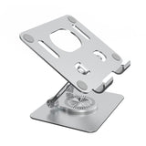 Darrahopens Audio & Video > Photography > Camera Accessories Aluminum Tablet Stand - Foldable & Height Adjustable - For Phone & Tablet - With Cooling Function (Heat Dissipation) - Silver