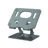 Aluminum Tablet Stand - Foldable & Height Adjustable - For Phone & Tablet - With Cooling Function (Heat Dissipation) - Gray