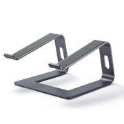 Darrahopens Electronics > Computer Accessories > Laptop Stands Ergonomic Aluminum Laptop Stand - Removable & Height Adjustable - Suitable for 10-14 inch Notebooks - Gray