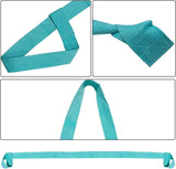 Adjustable Yoga Mat Carry Strap, Easy Cinch Shoulder Sling for Yoga Mats, Pilates Mats and Fitness Gear, Light Blue