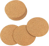 10 Pack Round Self Adhesive Cork Coasters, Natural Cork Pads for Drinks, Furniture Protection, DIY Crafts and Home Decor, 10.2 cm In Australia - Darrahopens