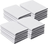 30 Pieces Self Adhesive Door Frame Corner Seals, Foam Draft Stopper Pads for Weatherproofing, Noise Reduction and Gap Sealing, White In Australia - Darrahopens