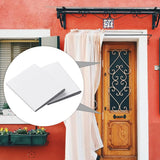 30 Pieces Self Adhesive Door Frame Corner Seals, Foam Draft Stopper Pads for Weatherproofing, Noise Reduction and Gap Sealing, White In Australia - Darrahopens