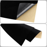 10 Pack Self Adhesive Felt Sheets, Velvet Flock Liner for Drawers, Jewellery Boxes, Craft Projects and Furniture, Black, 21.1 x 30 cm