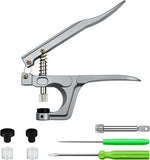 Handheld Snap Fastener Pliers, No Sew Press Tool for T3, T5 and T8 Plastic Snaps, Clothing Repairs, Nappies and Craft Projects