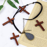 50 Pack Small Wooden Cross Pendants, Unfinished Wood Charms for Easter Crafts, Baptism Favours, Rosary Jewellery and DIY Decor, 3 x 4.1 cm In Australia - Darrahopens