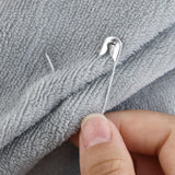 100 Pack Assorted Galvanised Steel Safety Pins, Bulk Sewing Pins for Clothes Repairs, Quilting, Crafts and Everyday Fastening, Silver, 38 mm In Australia - Darrahopens