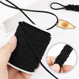 Suede Leather Cord for Jewellery Making, Soft Leather Lacing for Bracelets, Necklaces, Beading and Craft Projects, Black, 2.6 mm x 45.7 m In Australia - Darrahopens