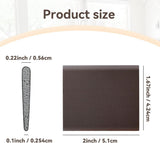 30 Pieces Self Adhesive Door Frame Corner Seals, Brown Foam Draft Stopper Pads for Weatherproofing, Noise Reduction and Gap Sealing