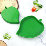 2 Pack Leaf Shaped Reptile Food and Water Bowls, Shallow Feeding Dishes for Tortoises, Lizards, Small Snakes and Bearded Dragons In Australia - Darrahopens