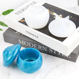 Mushroom Jar Silicone Resin Mould with Lid, Epoxy Casting Mould for DIY Trinket Boxes, Jewellery Storage, Candy Containers and Crafts
