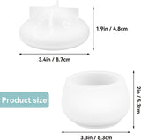 Mushroom Jar Silicone Resin Mould with Lid, Epoxy Casting Mould for DIY Trinket Boxes, Jewellery Storage, Candy Containers and Crafts
