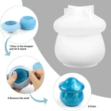 Mushroom Jar Silicone Resin Mould with Lid, Epoxy Casting Mould for DIY Trinket Boxes, Jewellery Storage, Candy Containers and Crafts