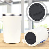 10 Pieces Adhesive Rubber Tumbler Bumpers, Non Slip Bottom Pads for Skinny Tumblers, Wine Cups and Mason Jars, Black, 56 mm