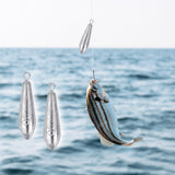 10 Pack Drop Shot Fishing Weights, Lead Bottom Sinkers for Bass Fishing Rigs, Soft Plastics, Freshwater Lures and Tackle Boxes