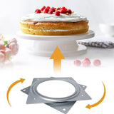 Square Lazy Susan Turntable Bearing Plate, Rotating Hardware for Serving Trays, Swivel Tables, Storage Racks and DIY Furniture, 15.2 cm In Australia - Darrahopens