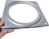 Square Lazy Susan Turntable Bearing Plate, Rotating Hardware for Serving Trays, Swivel Tables, Storage Racks and DIY Furniture, 15.2 cm