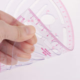 9 Piece Clear Metric Sewing Ruler Set, French Curves and Pattern Making Templates for Fashion Design, Tailoring, Drafting and Crafts
