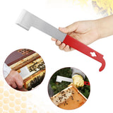 2 Pack Stainless Steel Beekeeping Hive Tools, J Hook Frame Lifters and Scrapers for Hive Inspection, Frame Removal and Honey Harvesting