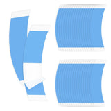 36 Pack Double Sided Wig Tape Strips, Waterproof Invisible Adhesive for Lace Front Wigs, Toupees and Hair Replacement Systems, Blue