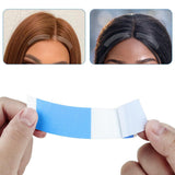 36 Pack Double Sided Wig Tape Strips, Waterproof Invisible Adhesive for Lace Front Wigs, Toupees and Hair Replacement Systems, Blue In Australia - Darrahopens