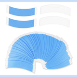 36 Pack Double Sided Wig Tape Strips, Waterproof Invisible Adhesive for Lace Front Wigs, Toupees and Hair Replacement Systems, Blue