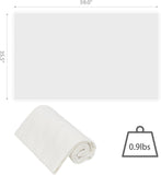 Waterproof Picnic Blanket, Foldable Outdoor Ground Mat for Camping, Beach, Hiking, Parties and Family Picnics, White, 90 x 150 cm