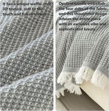 Waterproof Picnic Blanket, Foldable Outdoor Ground Mat for Camping, Beach, Hiking, Parties and Family Picnics, White, 90 x 150 cm