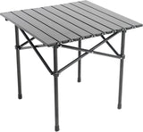 Foldable Aluminium Camping Side Table with Carry Bag, Lightweight Table for Cooking, Hiking, Picnics and BBQs, Black, 53.6 x 51.1 x 50 cm In Australia - Darrahopens