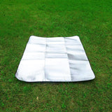 Double Sided Aluminium Foil Foam Camping Mat, Waterproof Insulated Ground Sheet for Tents, Beach, Picnics and Outdoor Sleeping, 195 x 195 cm In Australia - Darrahopens