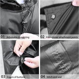 Waterproof Hooded Rain Poncho with Front Pocket, Lightweight Adult Raincoat for Hiking, Camping, Festivals and Outdoor Travel, Green In Australia - Darrahopens