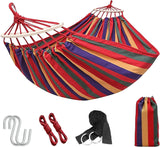 Portable Camping Hammock, Lightweight Fabric Hanging Bed for Backpacking, Beach, Patio, Backyard, Travel and Outdoor Relaxation, Red In Australia - Darrahopens