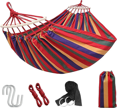 Portable Camping Hammock, Lightweight Fabric Hanging Bed for Backpacking, Beach, Patio, Backyard, Travel and Outdoor Relaxation, Red In Australia - Darrahopens