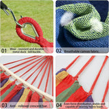 Portable Camping Hammock, Lightweight Fabric Hanging Bed for Backpacking, Beach, Patio, Backyard, Travel and Outdoor Relaxation, Red In Australia - Darrahopens