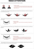 Portable Camping Hammock, Lightweight Fabric Hanging Bed for Backpacking, Beach, Patio, Backyard, Travel and Outdoor Relaxation, Red