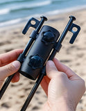 2 Pack Camping Tent Pole Holders with Ground Nails, Fixed Tube Stands for Tent Poles, Fishing Shelters, Hiking and Outdoor Camping In Australia - Darrahopens