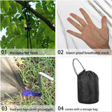 Ultralight Camping Mosquito Net, Fine Breathable Mesh Bug Net for Sleeping Bags, Tents, Hiking, Backpacking and Outdoor Sleeping, Green In Australia - Darrahopens