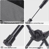 Portable Folding Moon Chair with Carry Bag, Lightweight Aluminium Outdoor Seat for Camping, Hiking, Beach, Fishing and Picnics, Black In Australia - Darrahopens