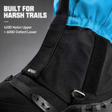 Waterproof Snow Gaiters for Hiking and Skiing, Adjustable Leg Protectors for Snow, Mud, Rain, Trekking and Winter Outdoor Activities, Blue