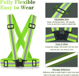 2 Pack High Visibility Reflective Safety Vests, Adjustable Running Gear for Walking, Cycling, Jogging and Night Exercise, Green and Pink In Australia - Darrahopens
