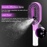 Dual Function Detangling Hair Brush with Water Mister, Non Electric Wet and Dry Brush for Curly, Wavy and Straight Hair, Anti Frizz Styling In Australia - Darrahopens