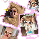 2 Pack Flower Shaped Kids Sunglasses, Round Outdoor Eyewear Set for Dress Up, Parties, Holidays, Photos and Everyday Sun Protection In Australia - Darrahopens