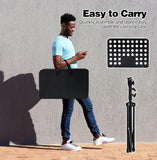 Sheet Music Stand with Carry Bag, Adjustable Folding Music Holder for Guitar, Ukulele, Violin, School Practice and Stage Use, Black In Australia - Darrahopens