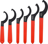 6 Piece Coilover Spanner Wrench Set, C Shape Hook Tools for Suspension Spring Adjustment, Shock Absorbers and Automotive Repairs In Australia - Darrahopens